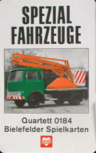 Bielefelder Spielkarten "Spezial Fahrzeuge" Cargame 1968 (10502)